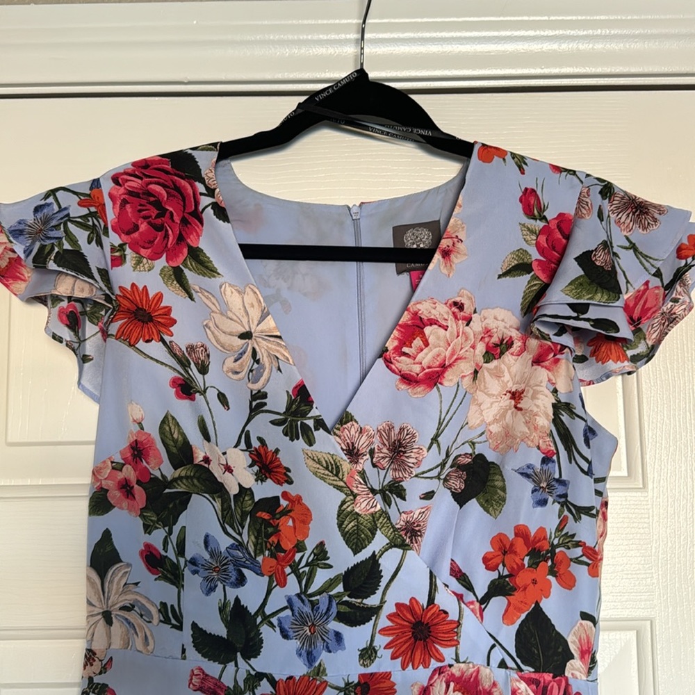 Vince Camuto floral midi dress - Picture 2 of 6